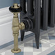 FAR-AG-OEB-LS02 - Faringdon Traditional Thermostatic Radiator Valve Old English Brass (Angled TRV) FAR-AG-OEB-LS02 - Faringdon Traditional Thermostatic Radiator Valve Old English Brass (Angled TRV)